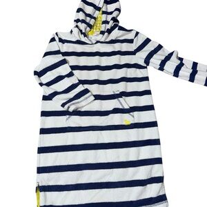 Boden Yellow and White Knit Detail